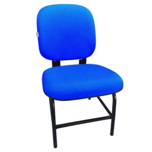Cadeira Cadeirão Reforçado Para Obeso Plus Size 170 Kg Anatômica Jserrano Azul