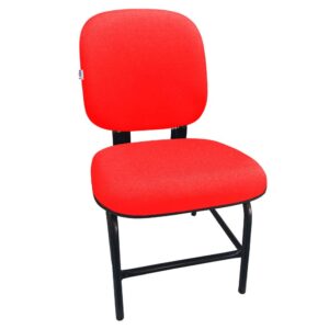 Cadeira Cadeirão Reforçado Para Obeso Plus Size 170 Kg Anatômica Jserrano Vermelha